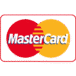 MasterCard logo featuring two overlapping circles in red and orange, blending at the center to form a recognizable credit card brand symbol
