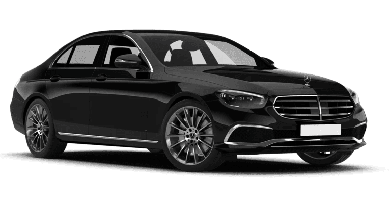 Black executive sedan, business class