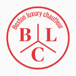 Boston Luxury Chauffeur logo – black and gold circle with BLC initials