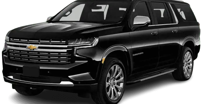 Black Chevrolet Suburban luxury SUV
