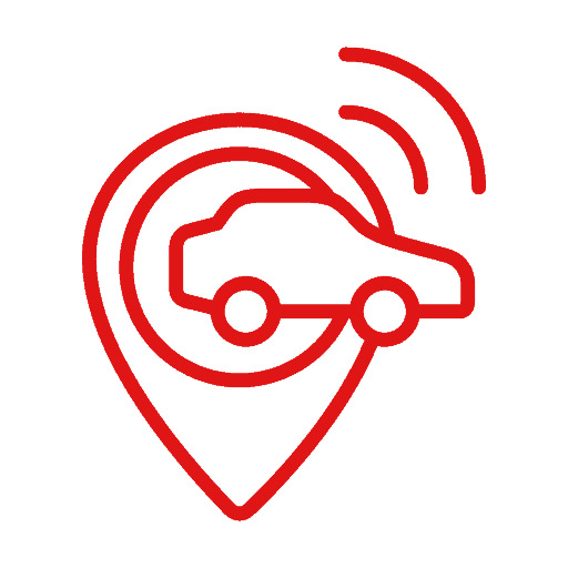 Real-time vehicle tracking icon for Boston Luxury Chauffeur's live fleet monitoring service