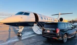 Logan Airport Chauffeur car service luxury chauffeur service with black SUV transfer