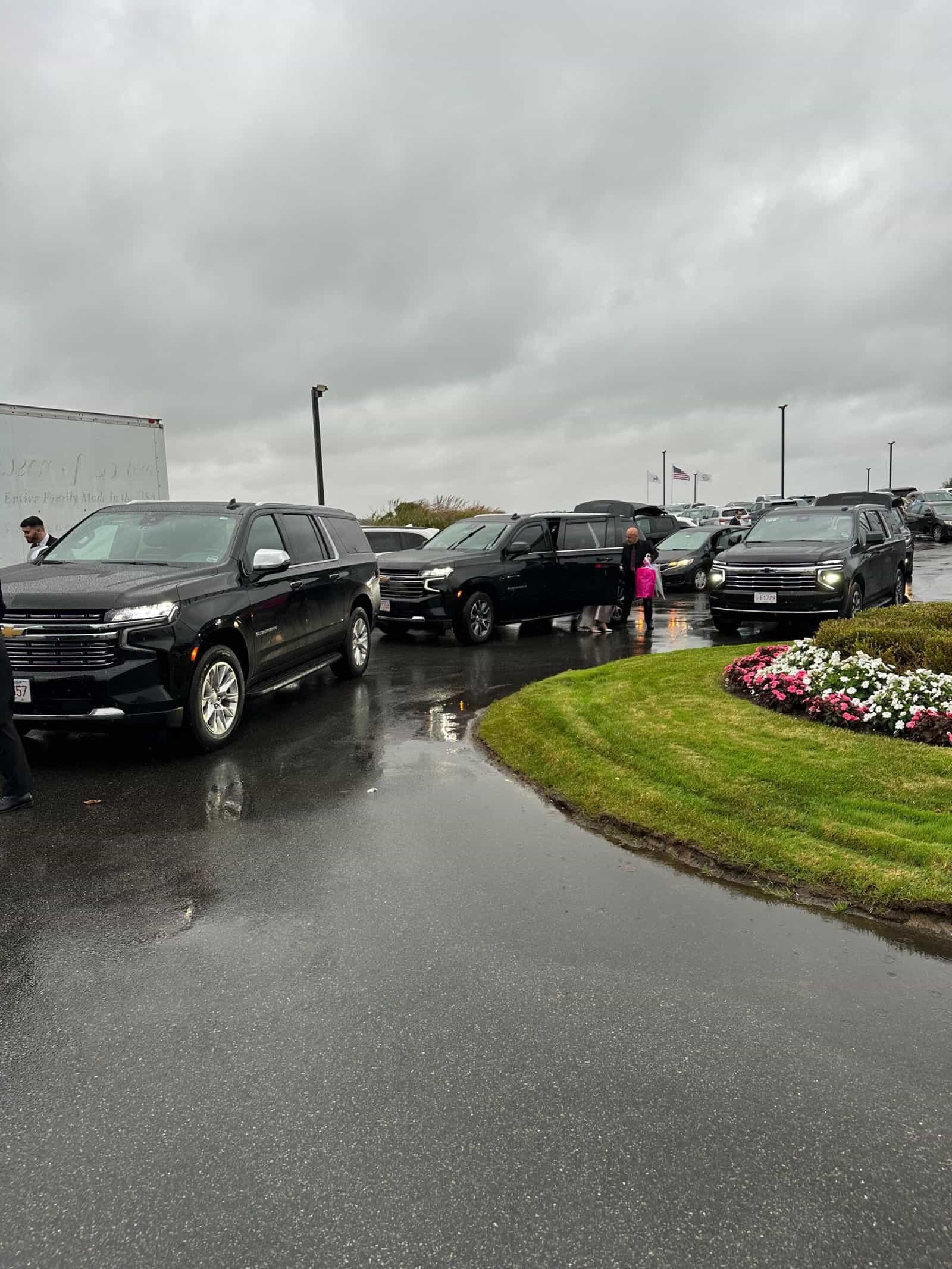 Boston luxury chauffeur service with professional driver and black car